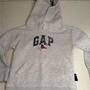 GAP Light Gray Hoodie with Cartoon Character